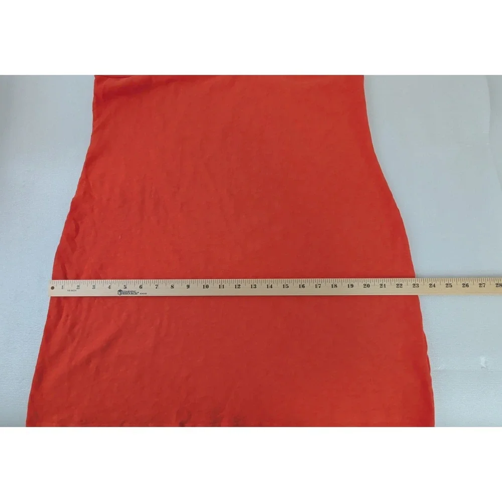 J Crew Relaxed Tank Dress Womens XL Orange Beach Vacation‎ Casual Pool Pullover